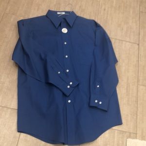 Joseph & Feiss stunning blue men’s shirt size 16 32/33